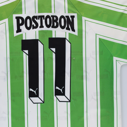 Vintage Atletico Nacional 1997/1998 Postobon PUMA Home Soccer Jersey (L) Vintage Sole Melbourne