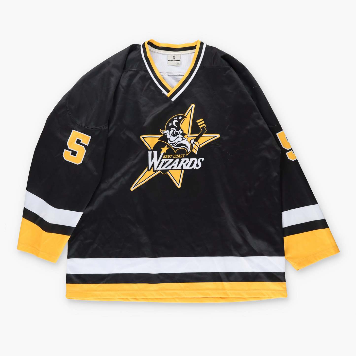 Vintage East Coast Wizards #5 HARROW Hockey Jersey (M) Vintage Sole Melbourne