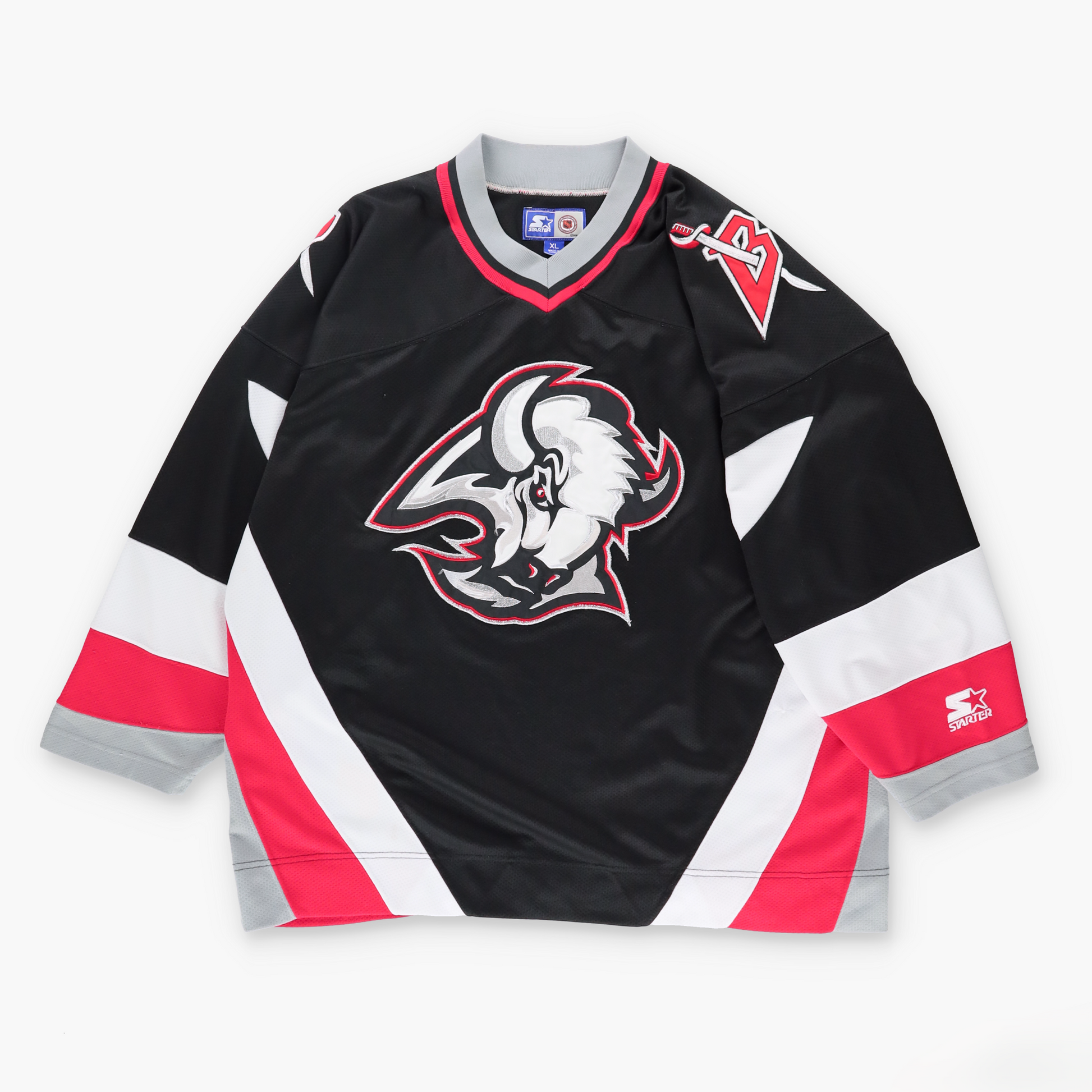 Vintage Buffalo Sabres 90s STARTER Hockey Jersey Korea Made (XL) Vintage Sole Melbourne