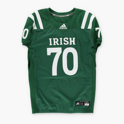Vintage Notre Dame Fighting Irish #70 ADIDAS Football Player Issue Cut Jersey (XL) Vintage Sole Melbourne