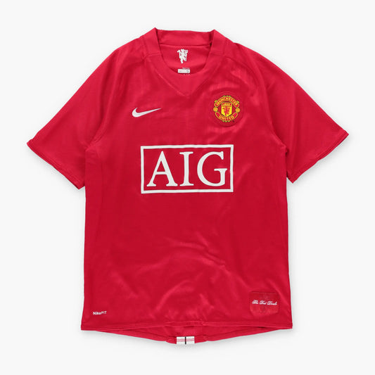 Manchester United 2007-2009 NIKE Home Soccer Jersey (S)