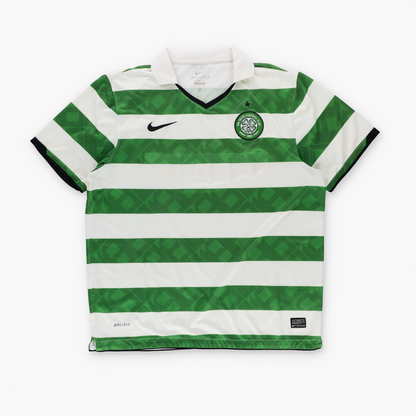 Celtic 2010-2012 NIKE No Sponsor Home Soccer Jersey (XL) Vintage Sole Melbourne