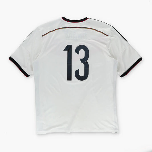 Germany 2014/2015 Muller #13 ADIDAS World Cup Match Soccer Jersey (XXL)