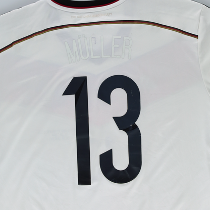 Germany 2014/2015 Muller #13 ADIDAS World Cup Match Soccer Jersey (XXL) Vintage Sole Melbourne