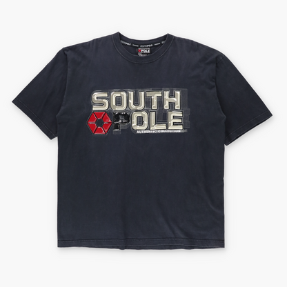 SOUTHPOLE Y2K Bubble Graphic Spell Out Logo T-Shirt (XL)