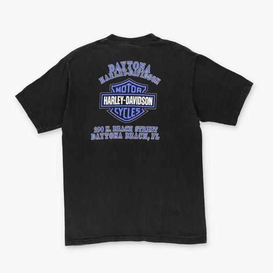 HARLEY DAVIDSON Daytona Eagle Lightning Motorcycle Tee (L)