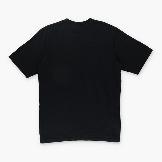 SOUTHPOLE Y2K Grunge Wing Graffiti Logo Black Tee (XL)