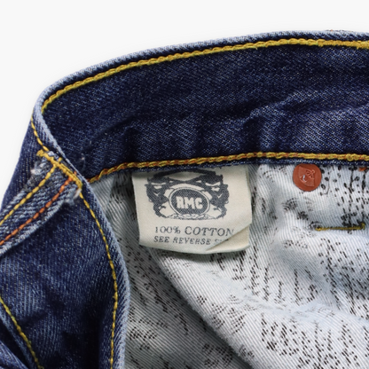 RMC Red Monkey Lot 1001 Embroidered Erotic Hentai Y2K Jeans (34)