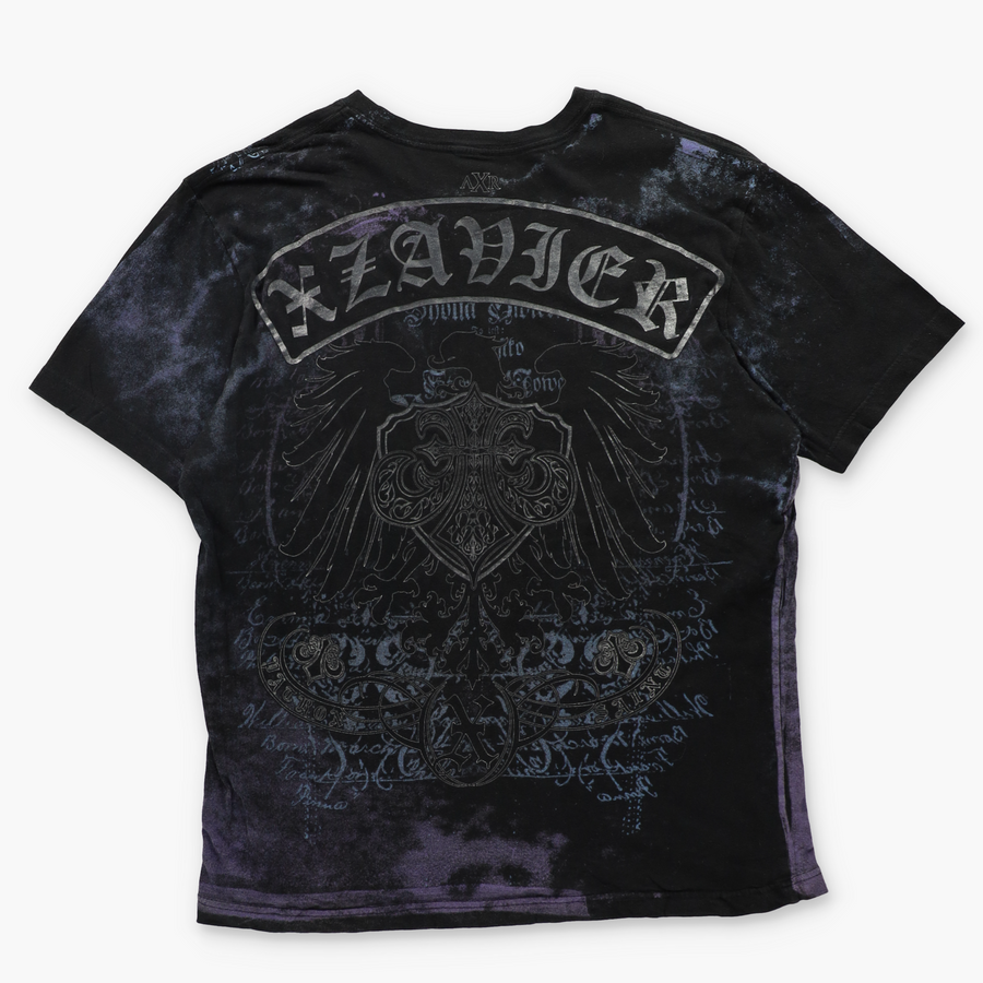 Xzavier Colourful Script Y2K Style Crest T-Shirt (XL)