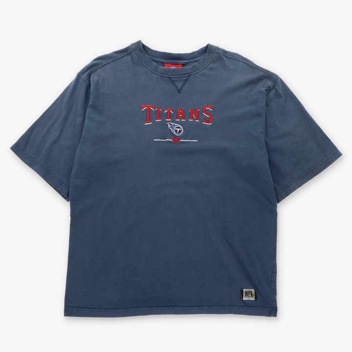 NFL Tennessee Titans Embroidered Football T-Shirt (XXXL)