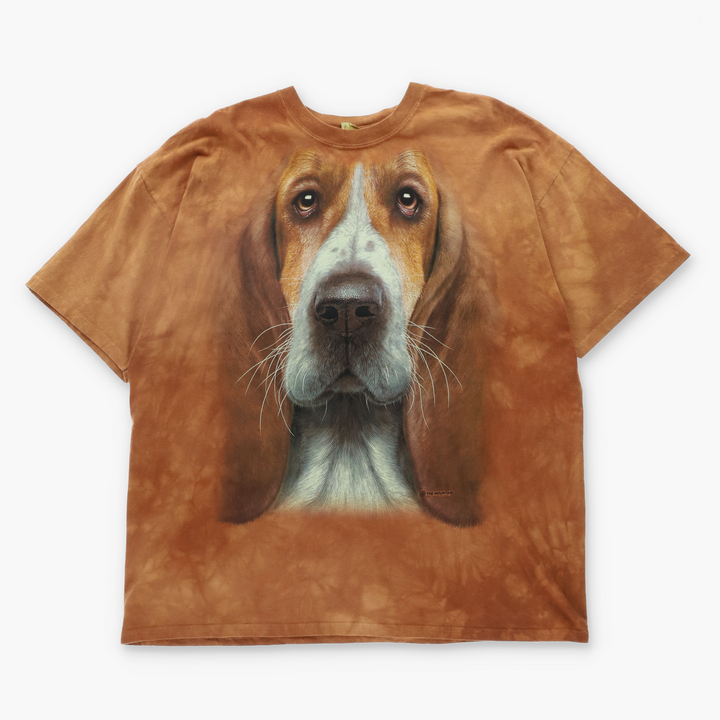 Basset Hound Dog All Over Animal T-Shirt (XXL)