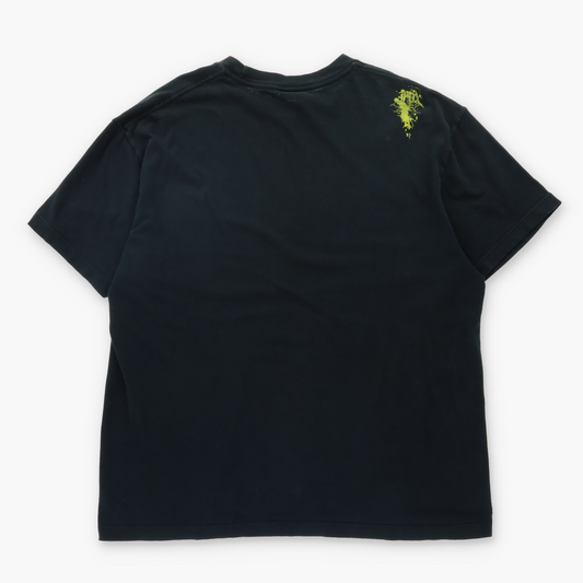 FOX RACING Yellow & Black Fox Head BMX T-Shirt (XL)