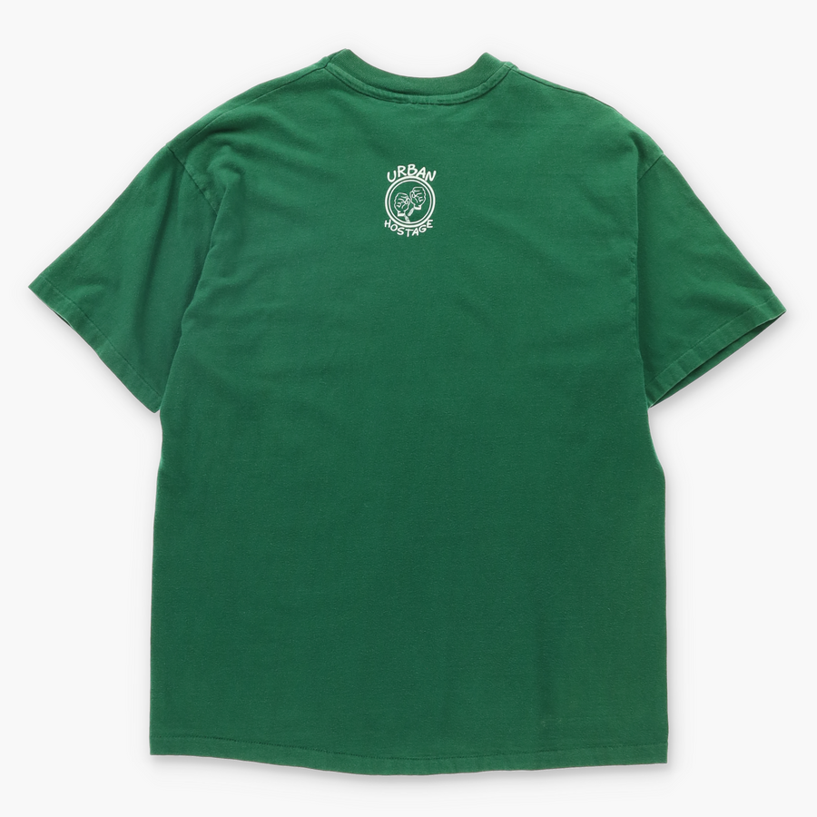 I-DID-AS Jesus Would Do Adidas Bootleg Green USA Made Tee (M)