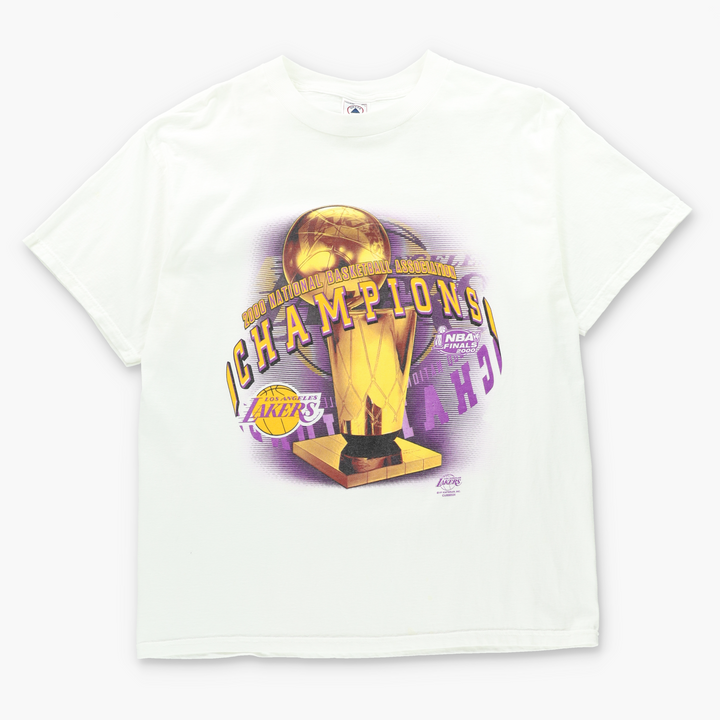 2000 Vintage NBA LA LAKERS Trophy Basketball Tee (L)