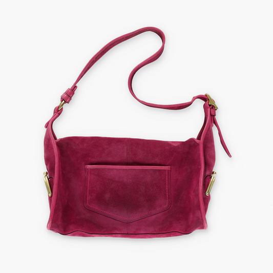 COACH 'Bleecker Street Haversack' 12797 Pink Suede Limited Archive Bag