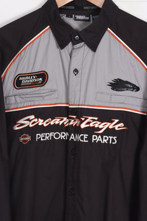 HARLEY DAVIDSON Screamin' Eagle Performance Racing Mechanic Shirt (XL)