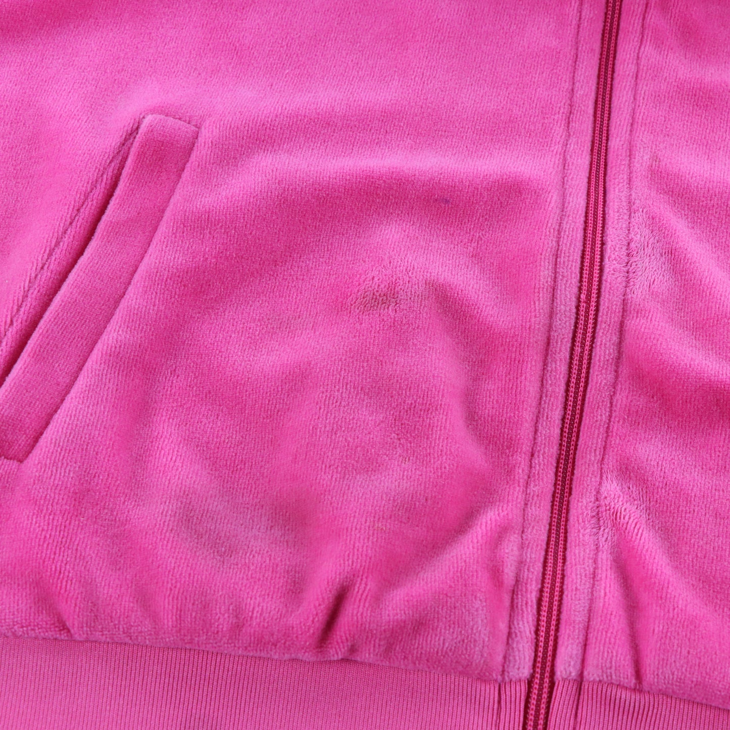 Vintage JUICY COUTURE Embellished Glitter Logo Y2K Hot Pink Hoodie Sweatshirt (Women's M) Vintage Sole Melbourne