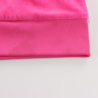 Vintage JUICY COUTURE Embellished Glitter Logo Y2K Hot Pink Hoodie Sweatshirt (Women's M) Vintage Sole Melbourne