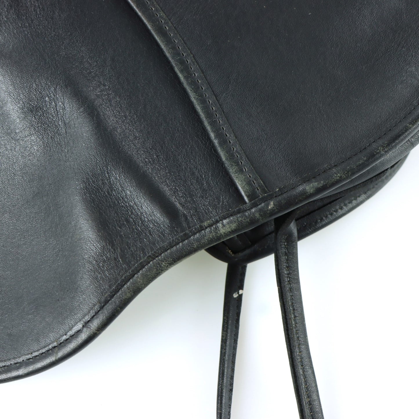 Vintage COACH 'Casey' Black Leather Crossbody Bag USA Made