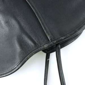 Vintage COACH 'Casey' Black Leather Crossbody Bag USA Made