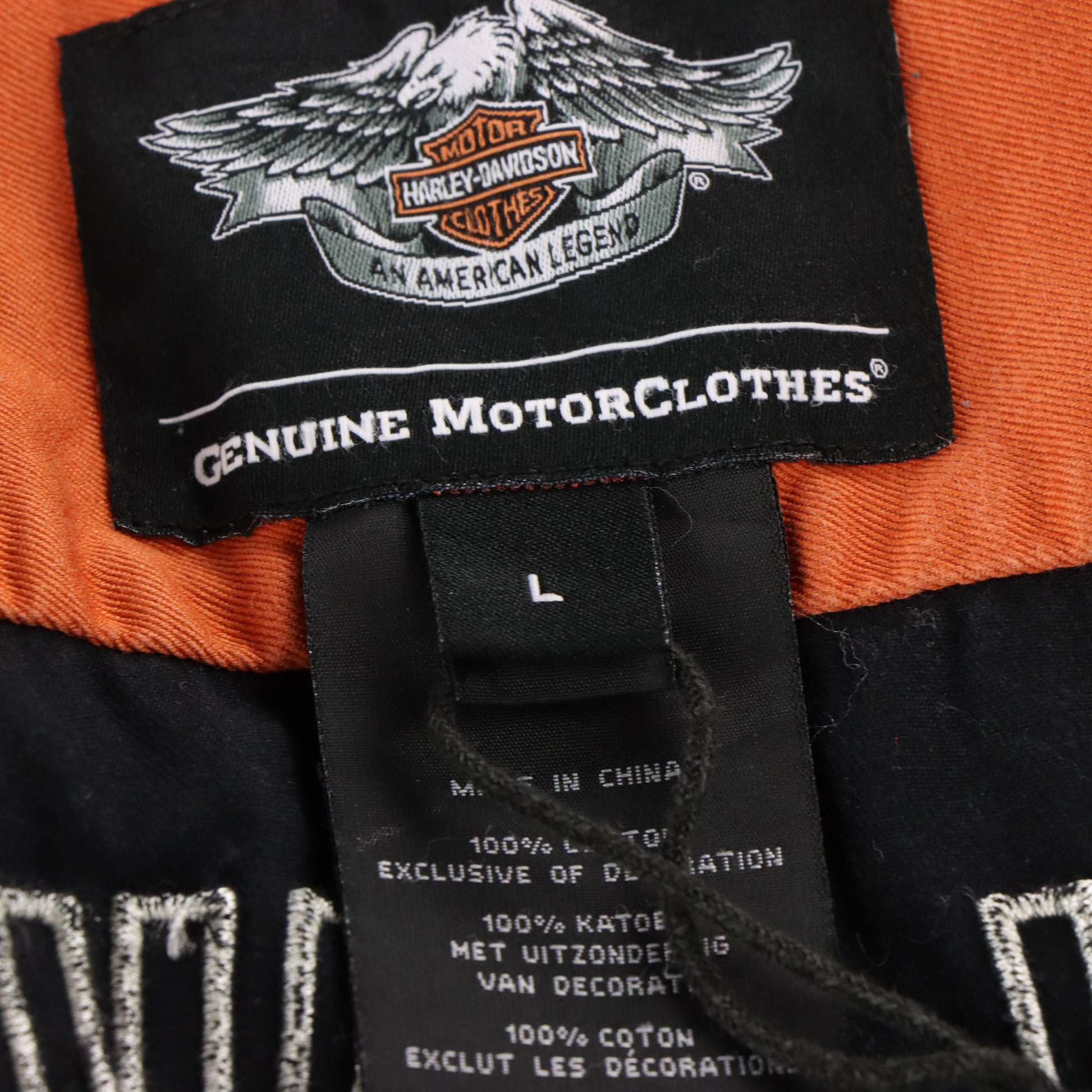 Vintage HARLEY DAVIDSON Embroidered Snap Button Classic Motorcycle Vest (L) Vintage Sole Melbourne