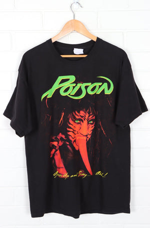 Poison 25 Years Album Covers Front Back T-Shirt (XL)