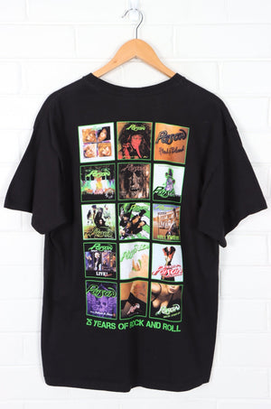 Poison 25 Years Album Covers Front Back T-Shirt (XL)