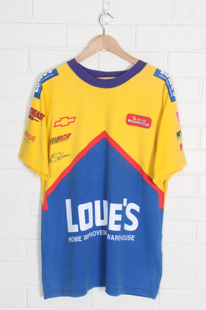 Autographed NASCAR Lowes Racing Mike Skinner All Over USA Made Tee (XL) - Vintage Sole Melbourne