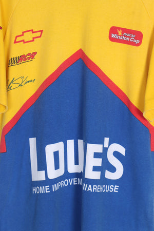 NASCAR Lowes Racing Mike Skinner Autograph All Over USA Made Tee (XL)