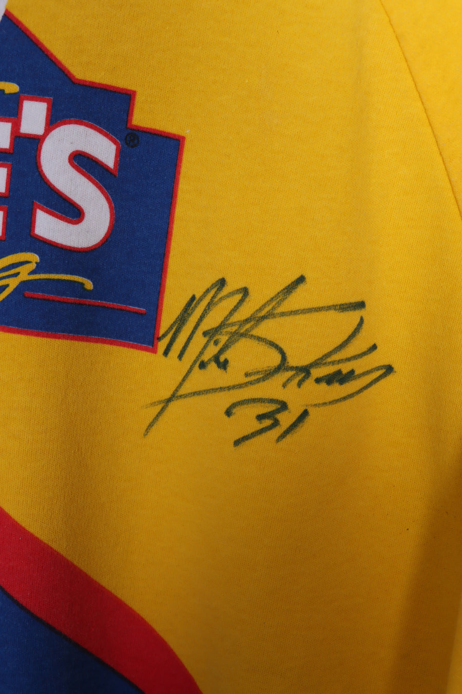 Autographed NASCAR Lowes Racing Mike Skinner All Over USA Made Tee (XL)