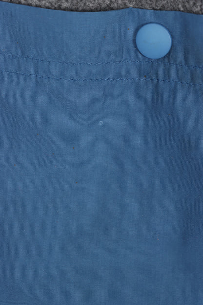 PATAGONIA Grey & Blue Pocket Zip Up Fleece (M)