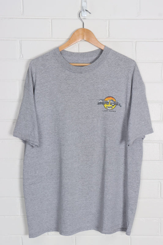 HARD ROCK CAFE Lake Tahoe 'The Evolution of Rock' Print Tee (XL) - Vintage Sole Melbourne