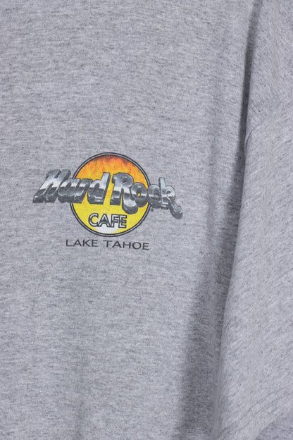 HARD ROCK CAFE Lake Tahoe 'The Evolution of Rock' Print Tee (XL) - Vintage Sole Melbourne