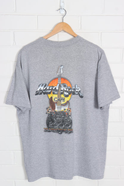 HARD ROCK CAFE Lake Tahoe 'The Evolution of Rock' Print Tee (XL) - Vintage Sole Melbourne