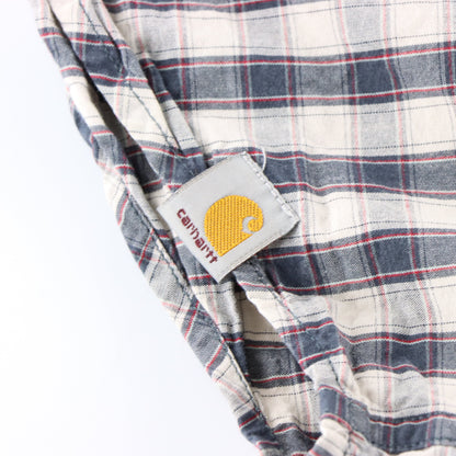 Vintage CARHARTT 'Relaxed Fit' Plaid Embroidered Button Up Shirt (L) Vintage Sole Melbourne