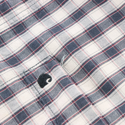Vintage CARHARTT 'Relaxed Fit' Plaid Embroidered Button Up Shirt (L) Vintage Sole Melbourne
