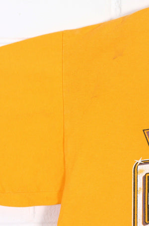 NBA LA Lakers "Back 2 Back" World Champions Front Back T-Shirt (L) - Vintage Sole Melbourne