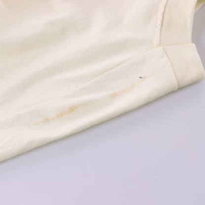 Jesus "No Greater Love" FRUIT OF THE LOOM Single Stitch USA Made Off White Tee (XL-XXL)