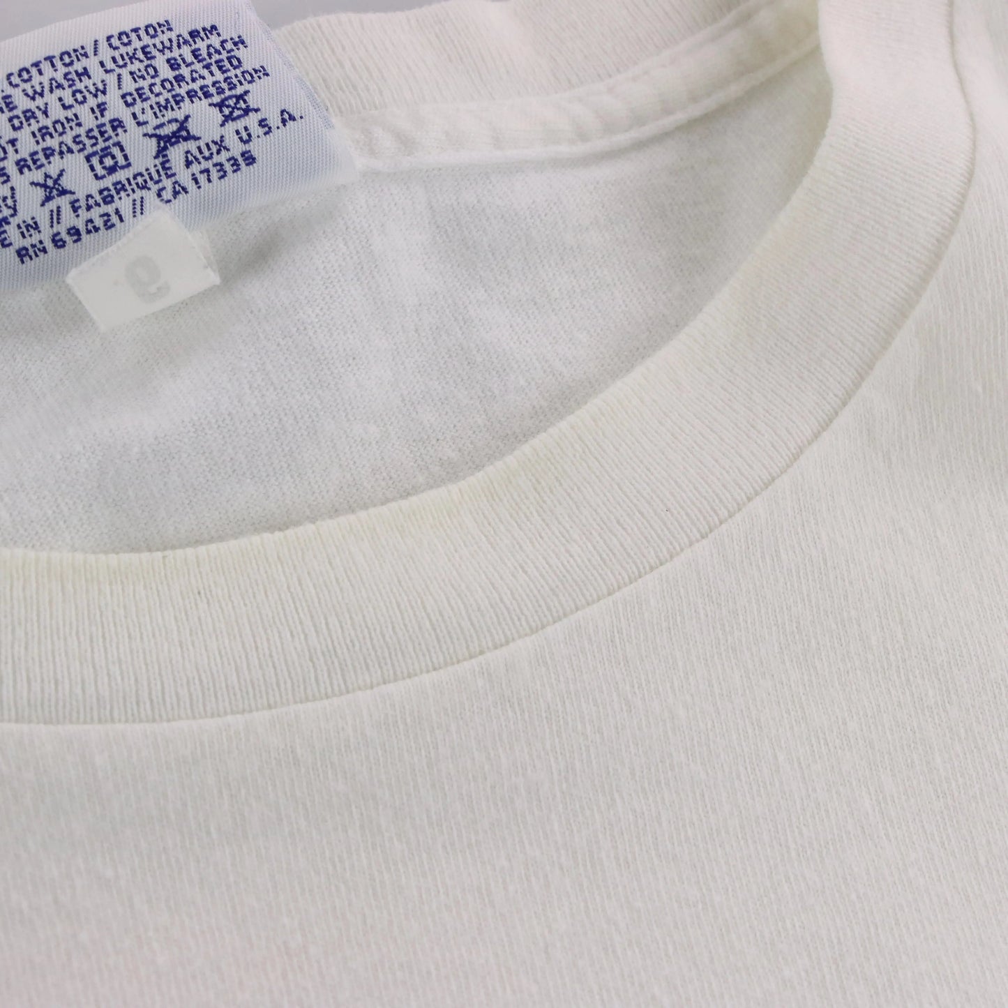 Vintage REEBOK "No Mercy No Limits" Black & White Logo USA Made T-Shirt (XXL) Vintage Sole Melbourne
