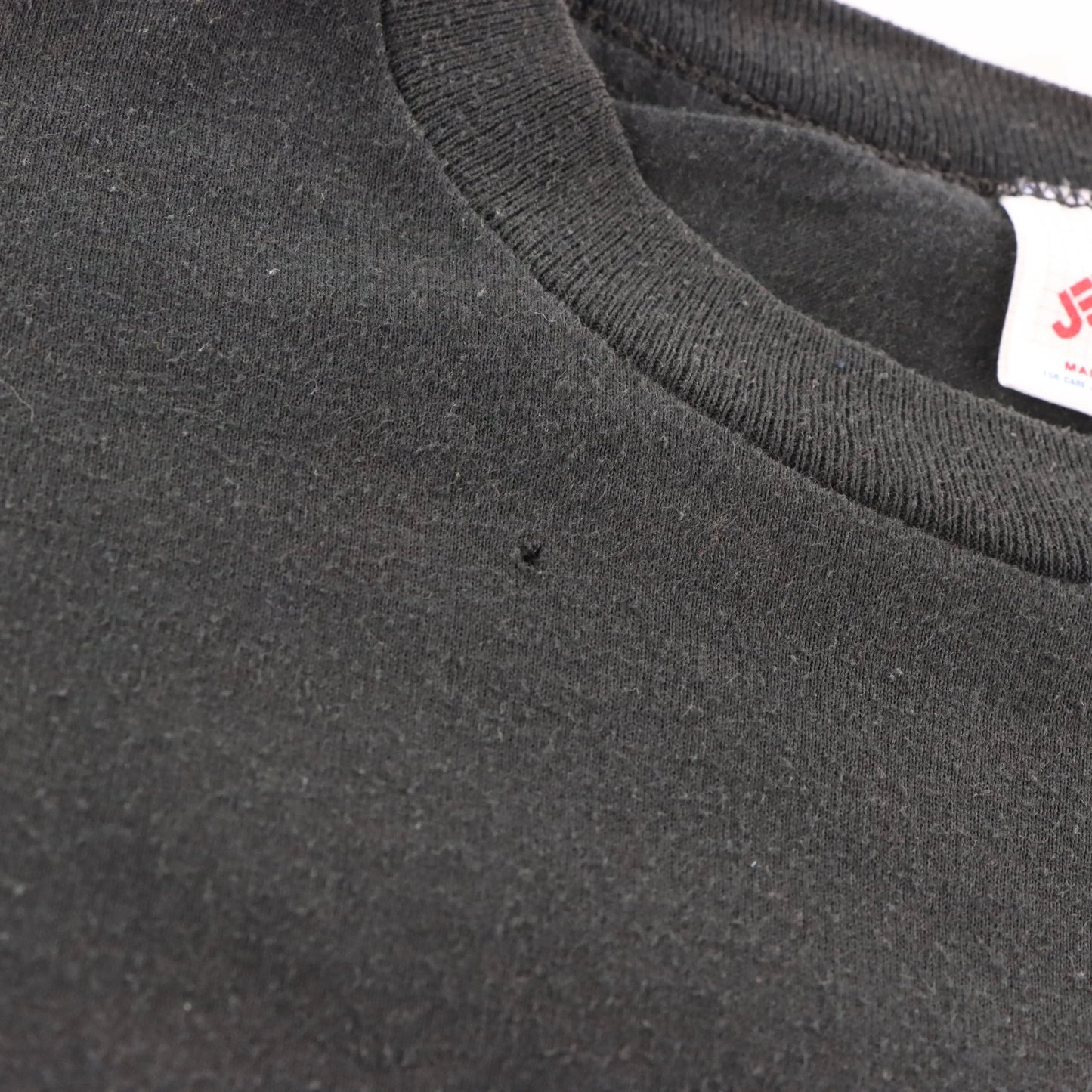 Vintage 'Heads And Tails' Linda Lori Black Double Sided USA Made JERZEES T-Shirt (L-XL) Vintage Sole Melbourne