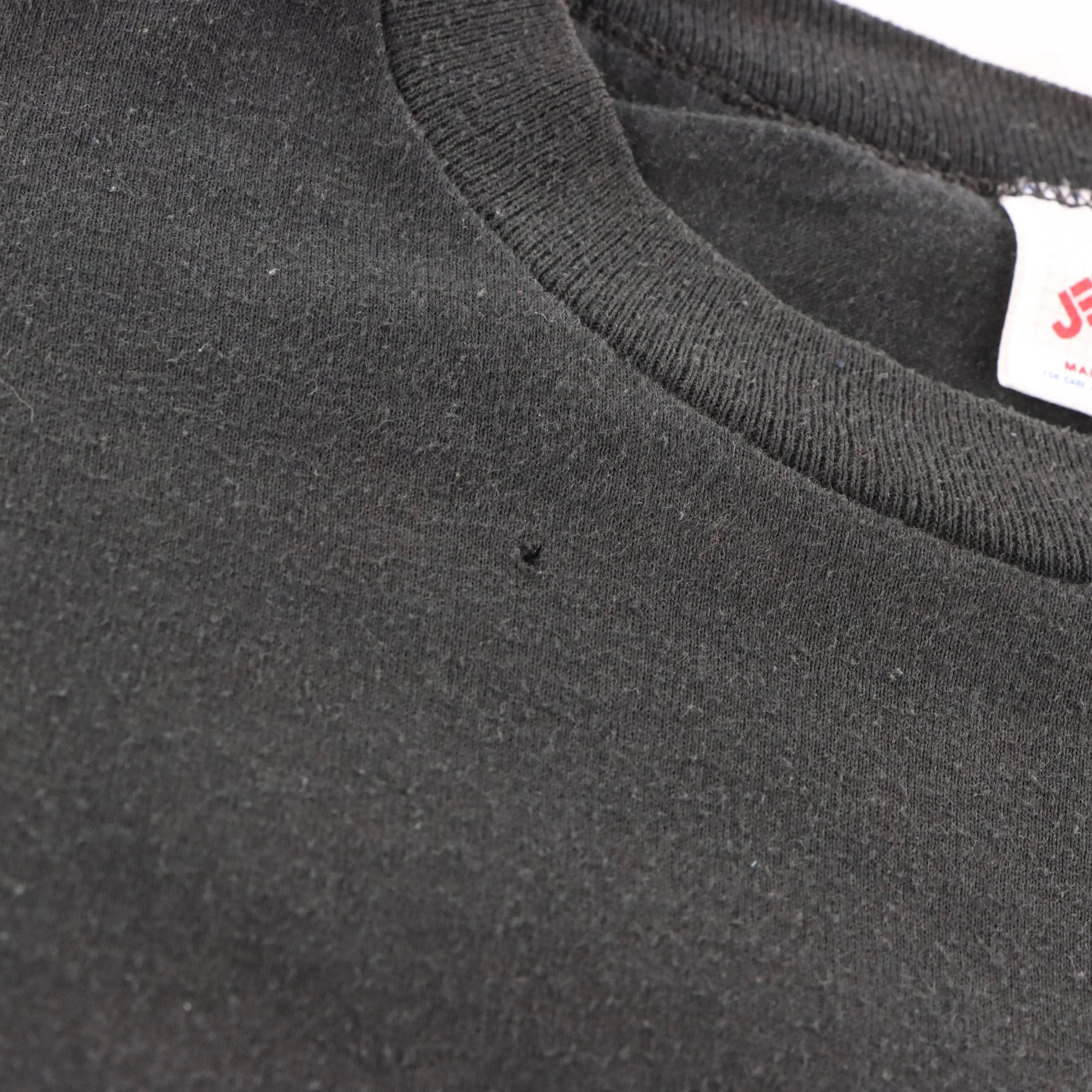 Vintage 'Heads And Tails' Linda Lori Black Double Sided USA Made JERZEES T-Shirt (L-XL) Vintage Sole Melbourne