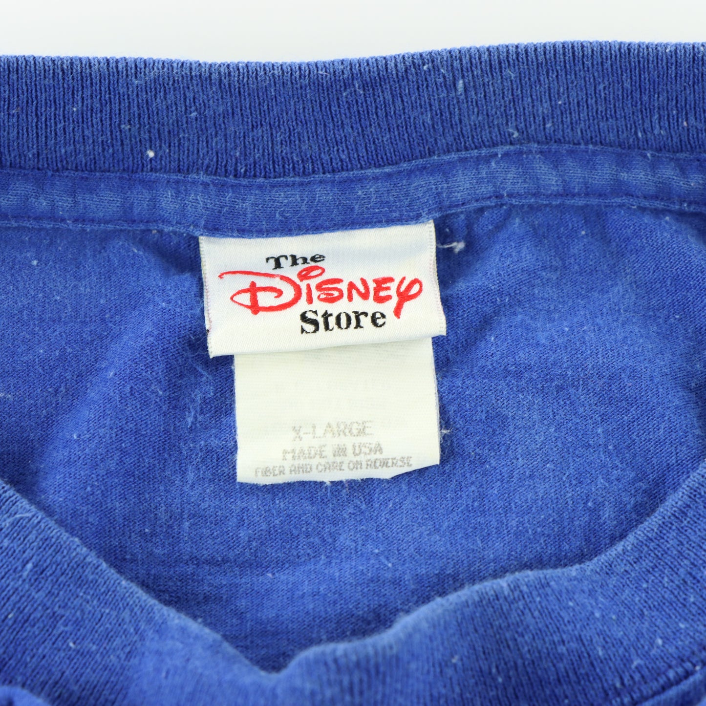 THE DISNEY STORE Bouncing Tigger Graphic Blue USA Made T-Shirt (XL)