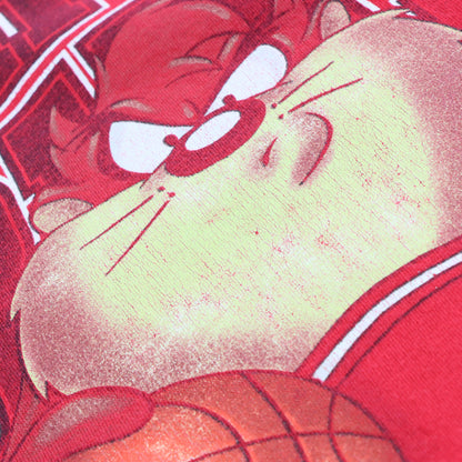 Vintage 1997 NBA Chicago Bulls x Looney Tunes Taz "You Want Some?" Tee USA Made (XXXL) Vintage Sole Melbourne