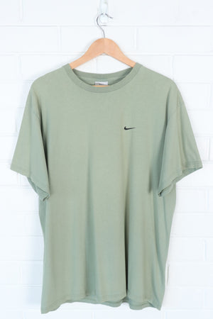 NIKE Embroidered Pistachio Green Black Swoosh T Shirt XL Vintage Sole Melbourne