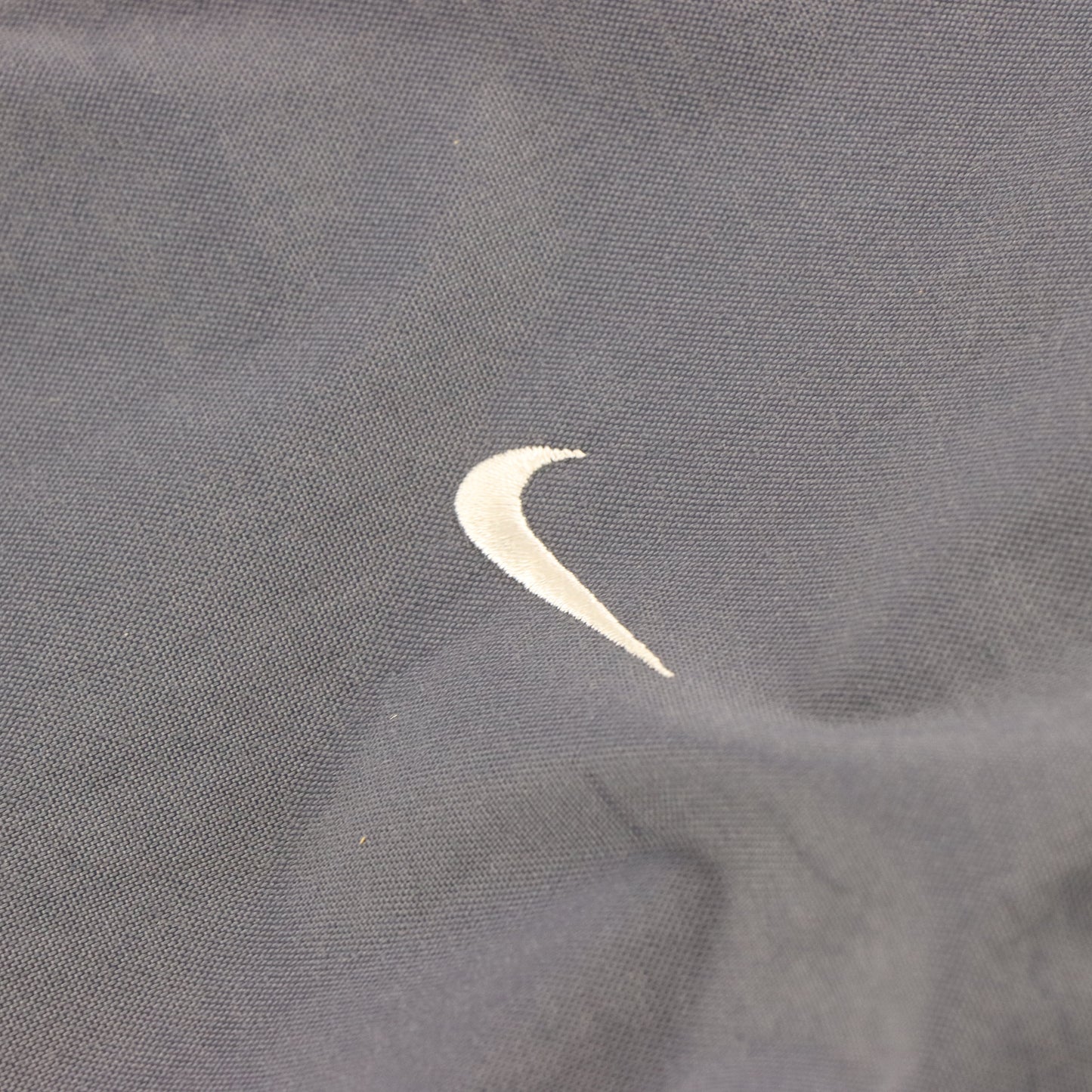 Vintage NIKE Embroidered Swoosh Grey & White Piping Zip Up Jacket (S-M) Vintage Sole Melbourne