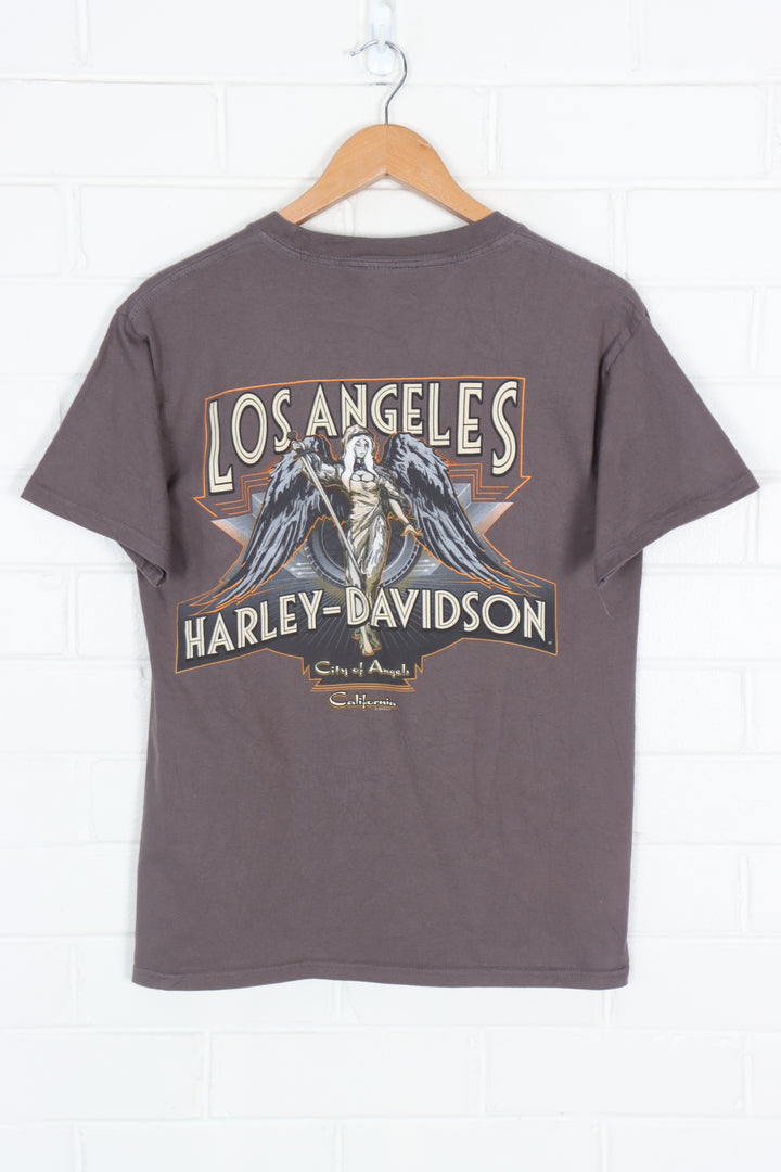 HARLEY DAVIDSON Bad As Can Be HD Skull City of Angels Tee (M)