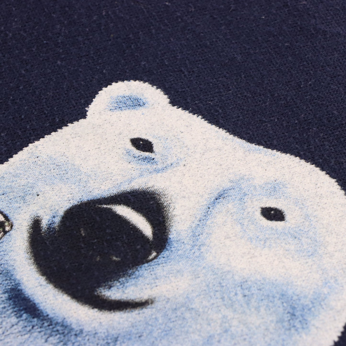 Vintage COKE Polar Bear Family Beverage Navy Sweatshirt (L-XL) Vintage Sole Melbourne