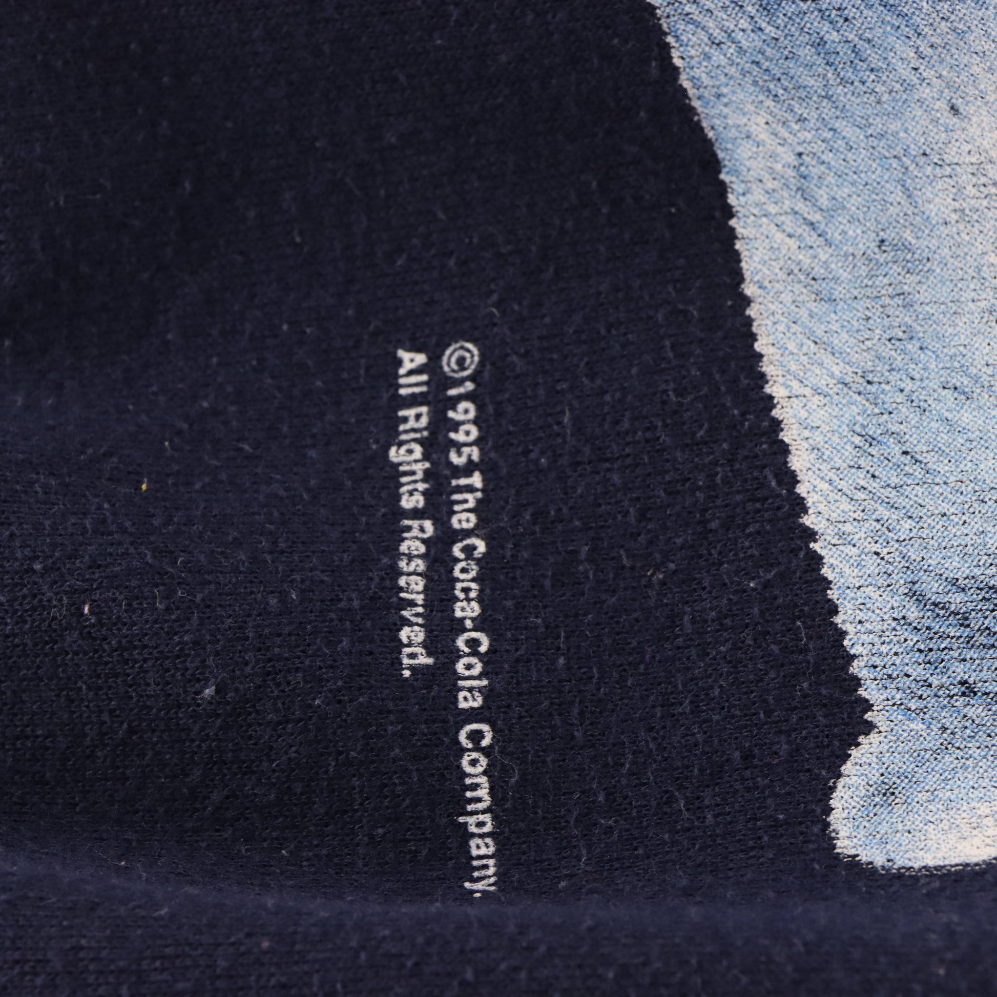 Vintage COKE Polar Bear Family Beverage Navy Sweatshirt (L-XL) Vintage Sole Melbourne
