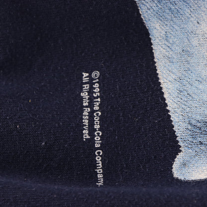 Vintage COKE Polar Bear Family Beverage Navy Sweatshirt (L-XL) Vintage Sole Melbourne
