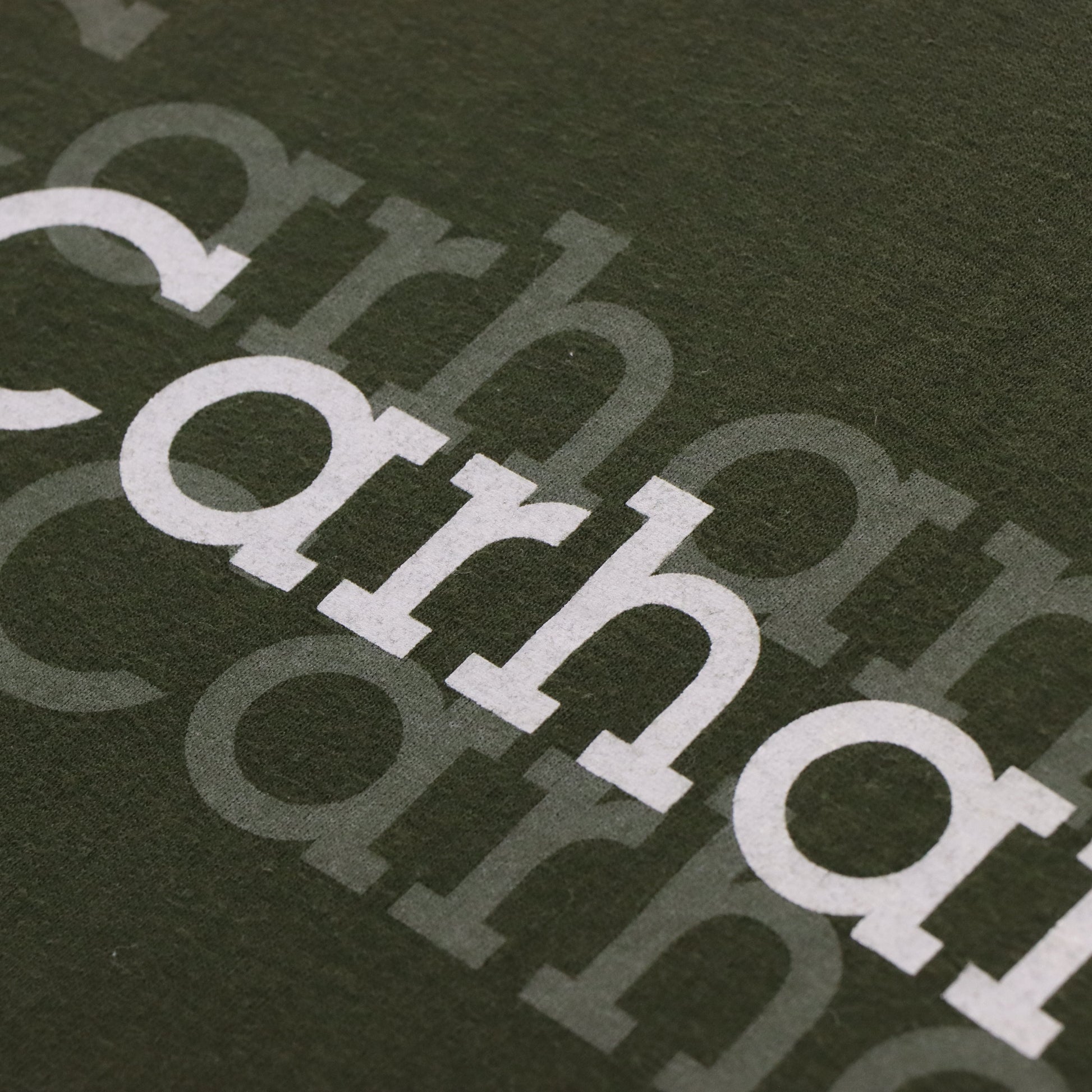 Vintage CARHARTT Spell Out Trippy Logo Olive Green Workwear T-Shirt (L) Vintage Sole Melbourne